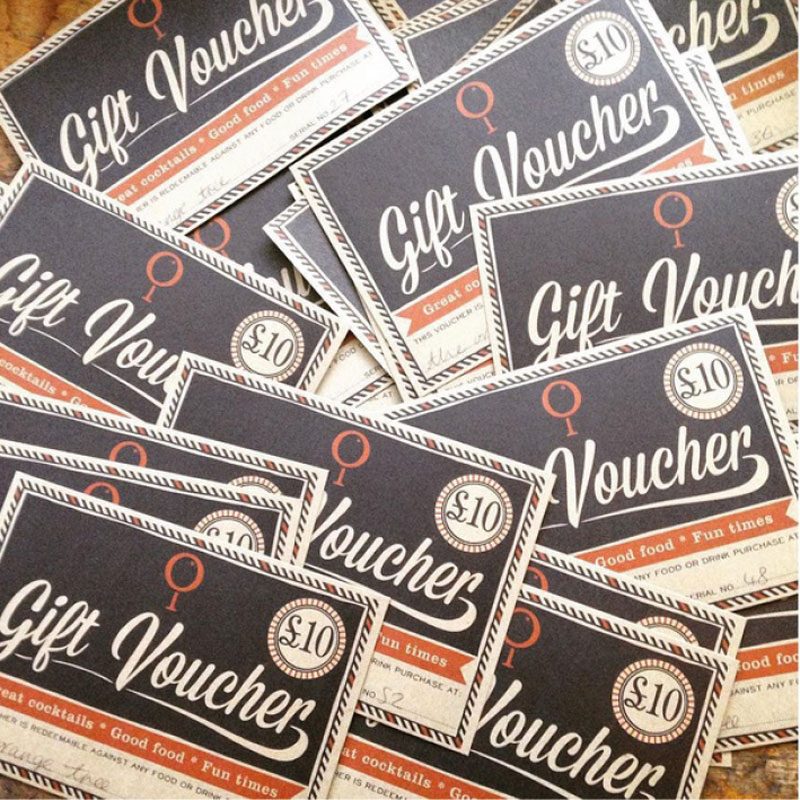 Gift vouchers
