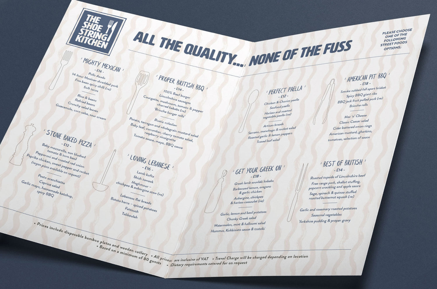 A3 menu