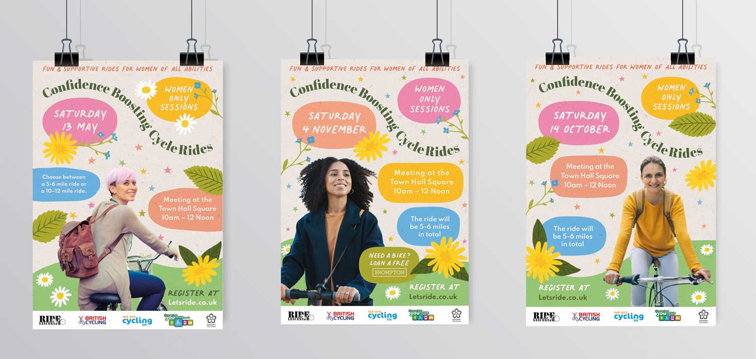 CONFIDENCE-BOOSTING-POSTER three posters for led rides designed by Plant Life Creative