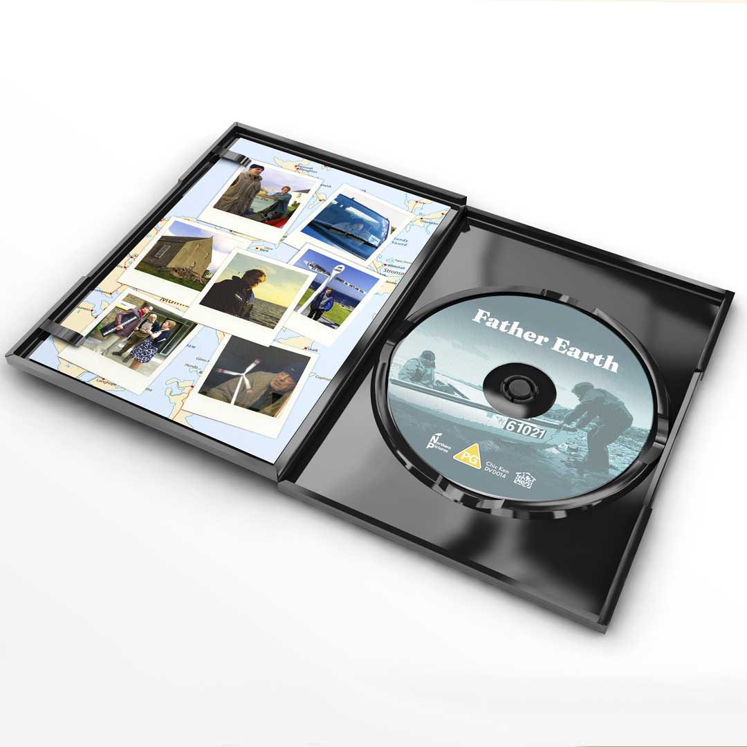 Father Earth DVD opened to display inside